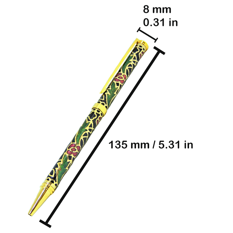 Enamel handle gift pen